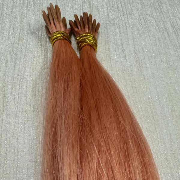 Natural ratio I-Tip Baby Pink 50g 18 inches