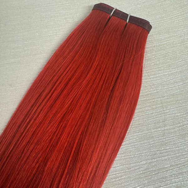 Luxury Flat Weft #Red 200g 16 inches
