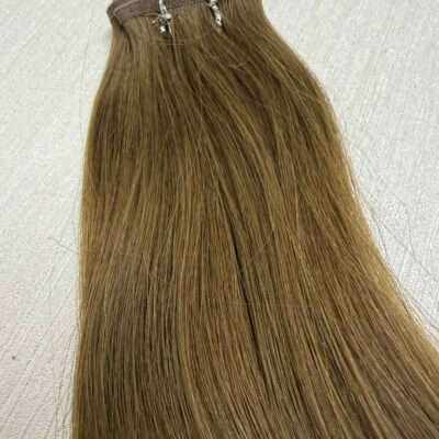 Luxury Flat Weft #8 Brown Medium 100g 14 inches