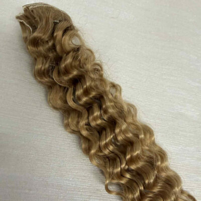 Natural ratio Clip-ins S Curl #27 Light Auburn Blonde